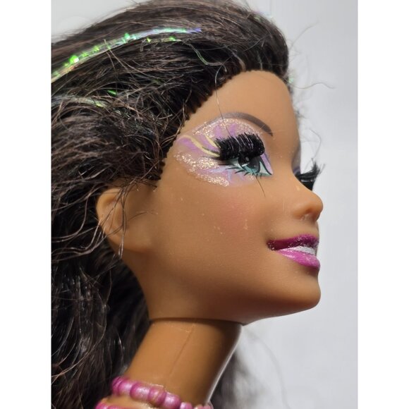 2005 Barbie Fairytopia Mermaidia Elina African American doll- NO WINGS- HTF - Picture 10 of 16